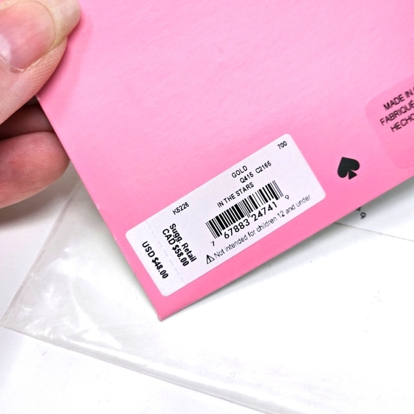 Kate Spade ✦ In The Stars Virgo Bracelet ✦ Gold Dangle Zodiac Charm Astrology - Picture 8 of 10